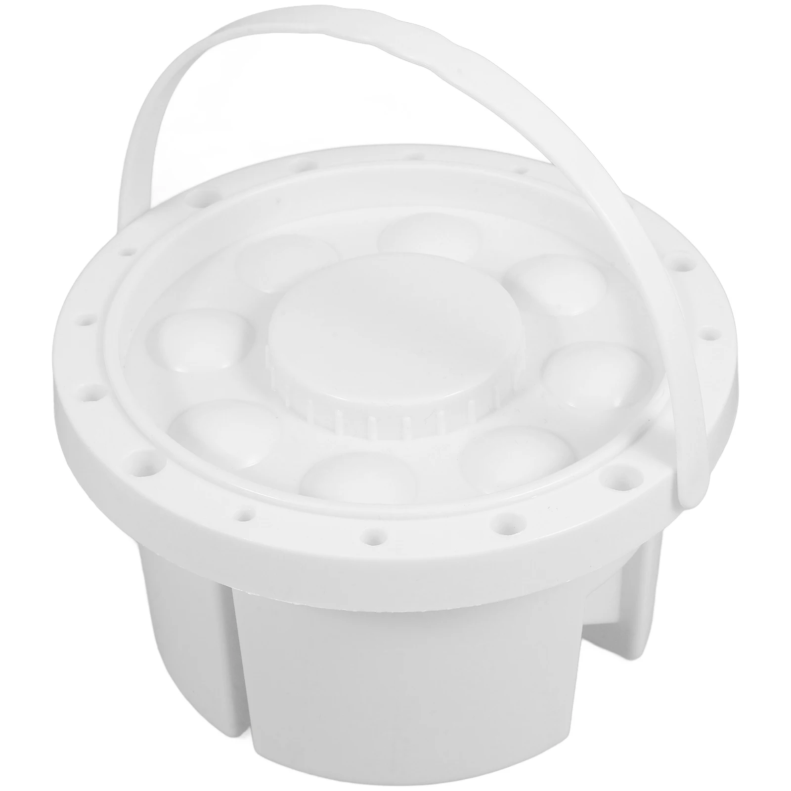 

2 Pcs Palette with Brush Basin Cleaner Bucket Organizer Brushes Cleaning Wash Art Painting Holder
