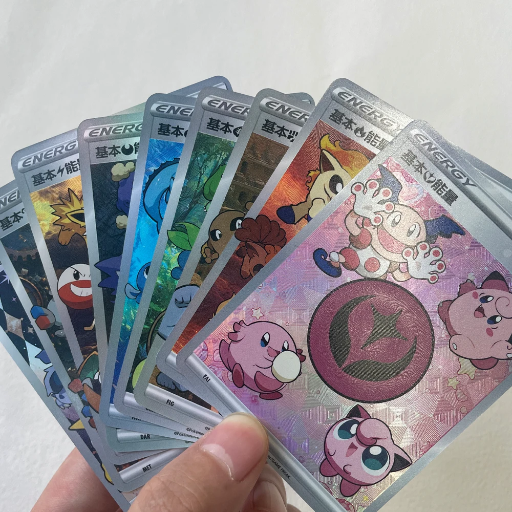 9 قطعة/المجموعة أنيمي DIY بطاقة الطاقة Charmander Bulbasaur السنجاب بطاقة فلاش لعبة كلاسيكية جمع بطاقات عطلة هدايا الطفل