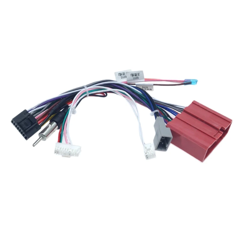 Car Audio 16PIN Power Cord Adapter Audio Harness with Canbus Box for Mazda 3 5 6 8 CX-7 2008-2015