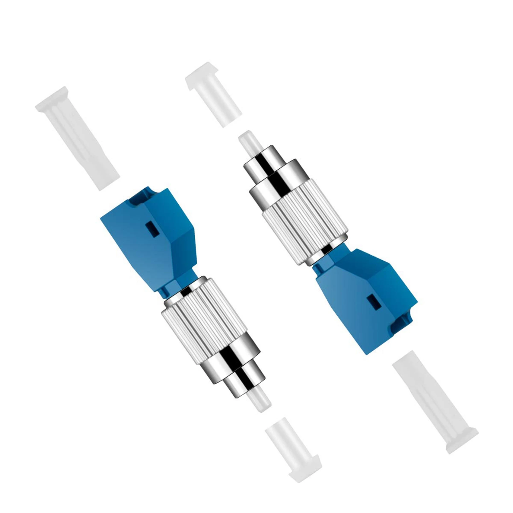 Visual Fault Locator Adaptador, conector de fibra óptica, modo único, FC macho para LC fêmea, conector VFL