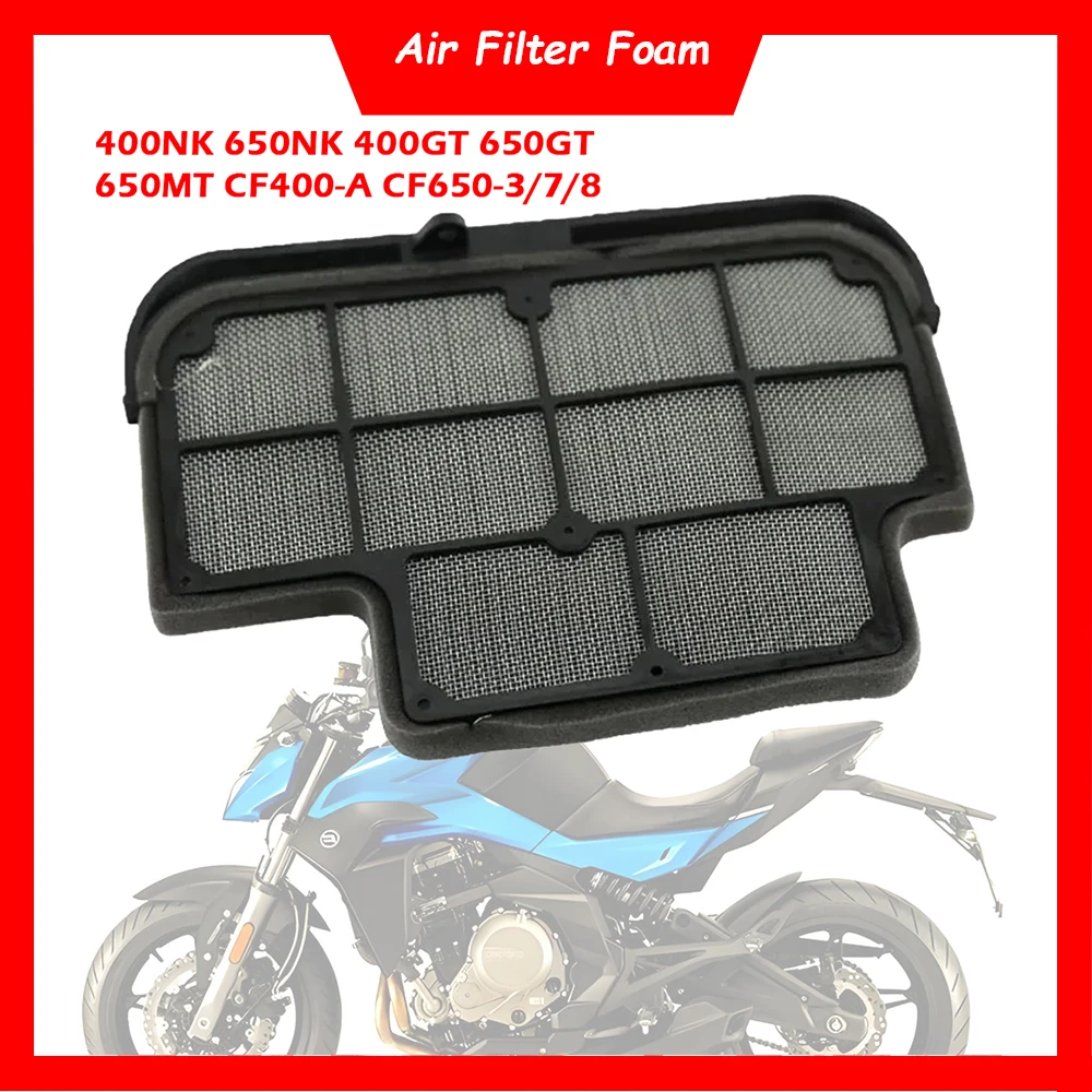Motorcycle Air Filter Cleaner Air Intake Filter Element For CFMOTO CF400-5 400NK 400GT CF650-6 CF650-7 650MT 650NK 0700-111100
