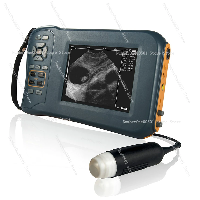 Sheep Pig Cow Equine Pregnancy Veterinary Equipment 5.8 Inch Farm Portable Ultrasound Scanner Machine