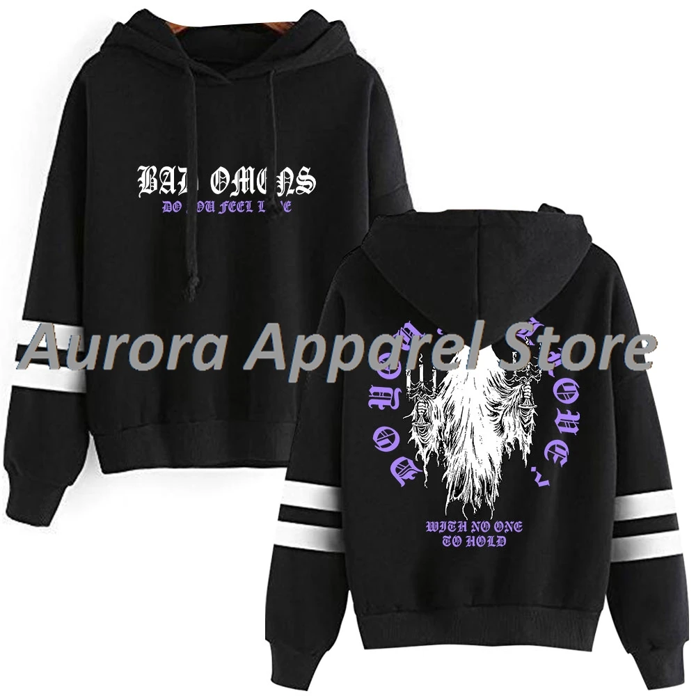 

Худи Bad Omens Do You Feel Love Tour 2026 без карманов с рукавами-параллельками, уличная одежда, свитшоты