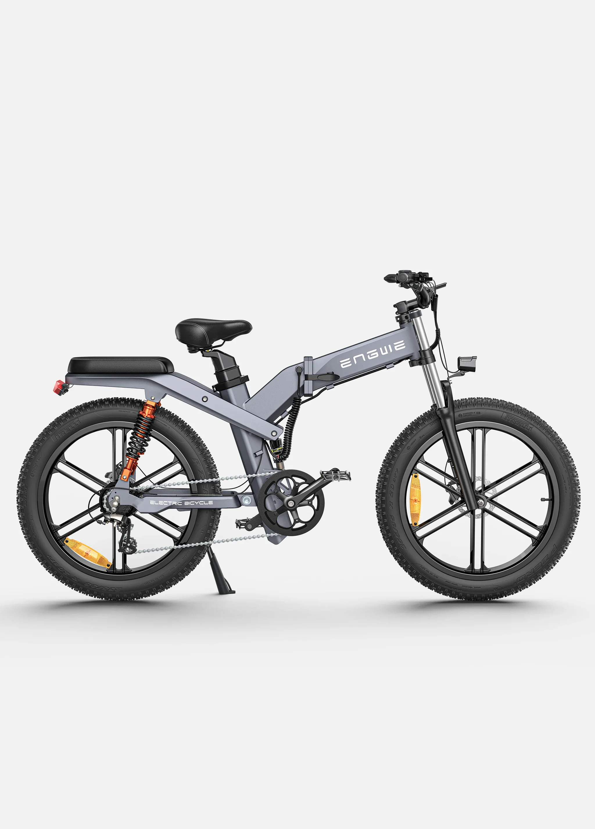 Folding Mountain Electric Bicycle 48V29.2AH 1000W 26*4.0 Inch Fat Tire E-bike Full suspension City Road Communing Electric Bike