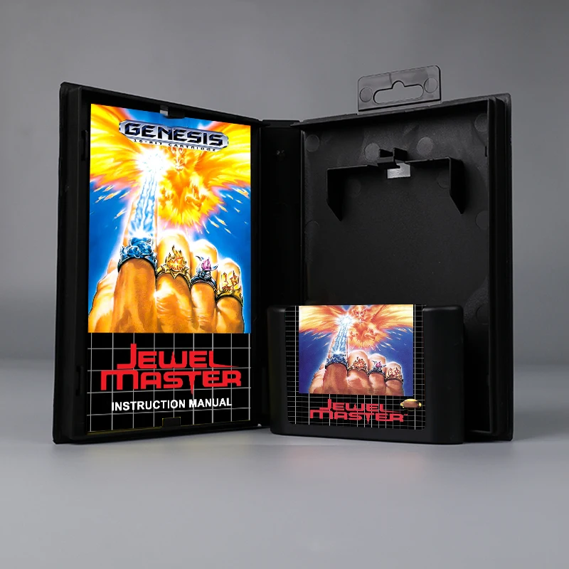 per cartuccia di gioco retrò Jewel Master a 16 bit per console per videogiochi Sega Genesis Megadrive