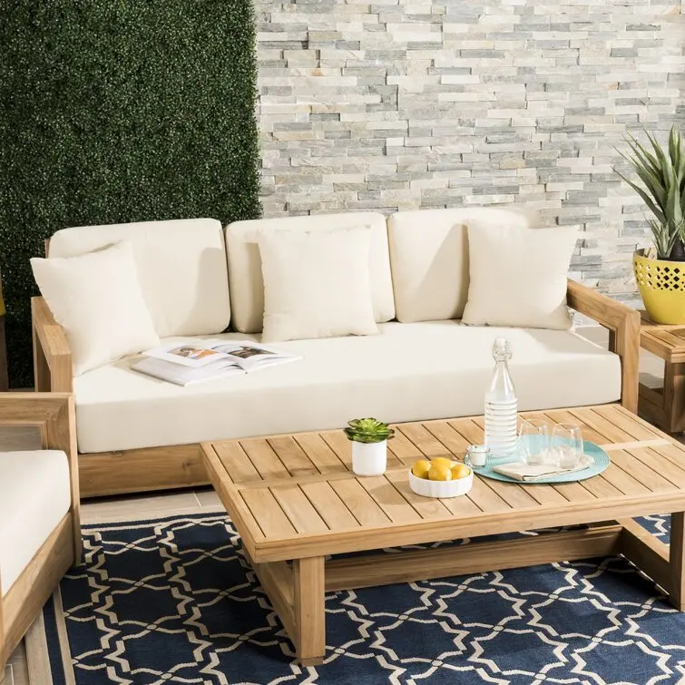 

Luxury Outdoor/garden Teak/wood Garden Sofa Wood Wooden Sofa Set Furniture