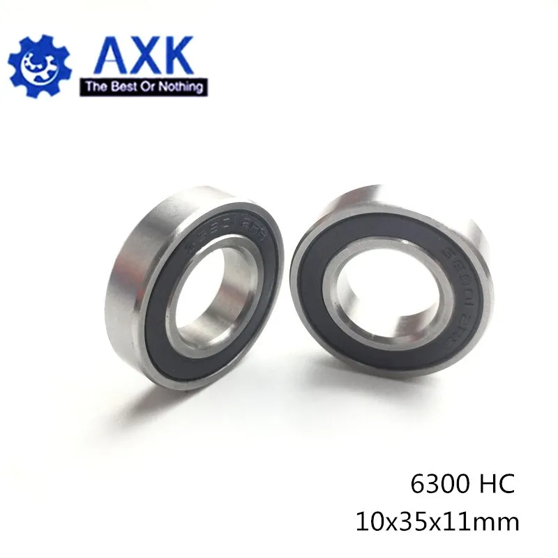 6300 Hybrid Ceramic Bearing 10*35*11 mm ABEC-1 ( 1 PC) Industry Motor Spindle 6300HC Hybrids Si3N4 Ball Bearings 3NC 6300RS