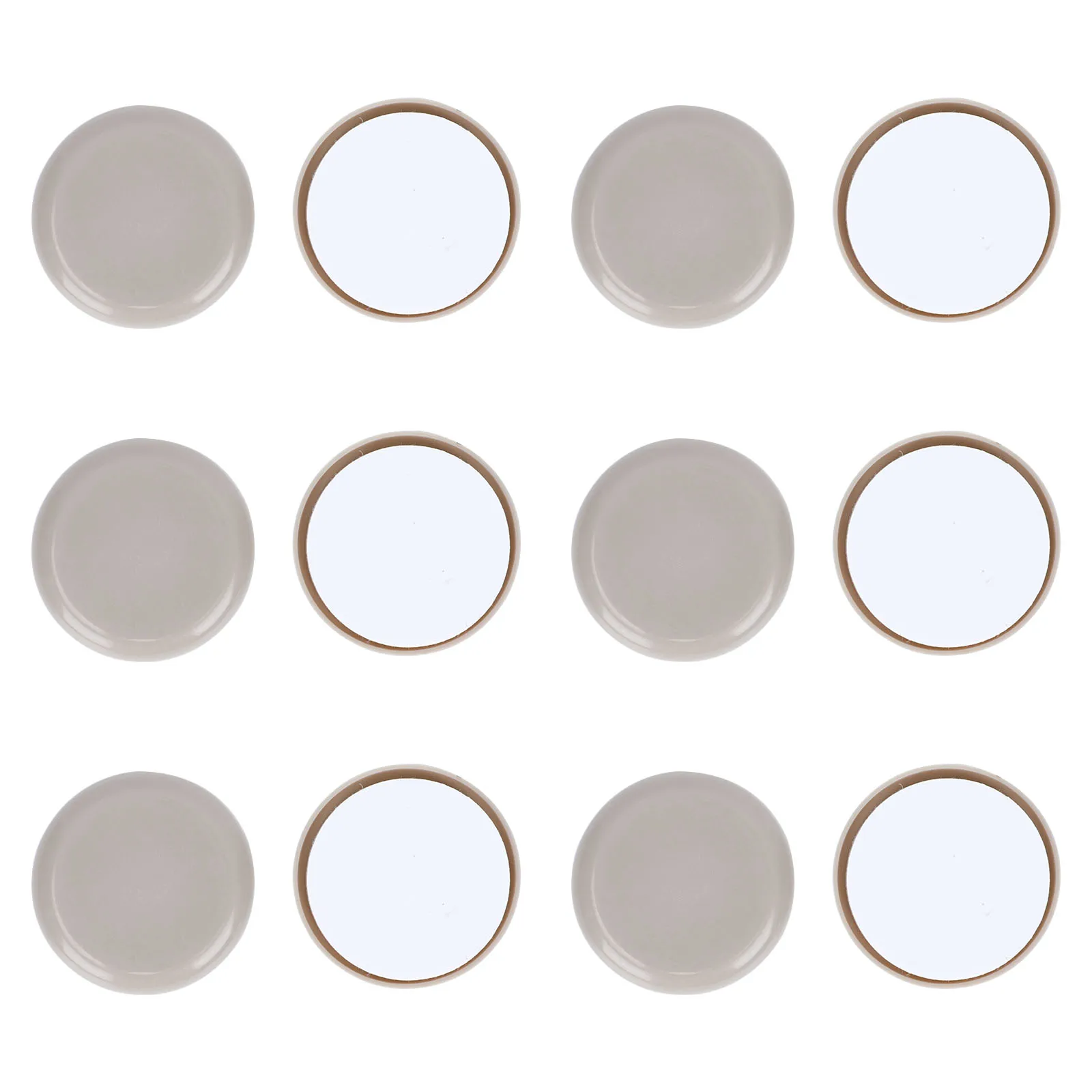 

12Pcs Round Noise-Proof Furniture Sliding Pads Self-Adhesive Desk Feet Gliding Protectors