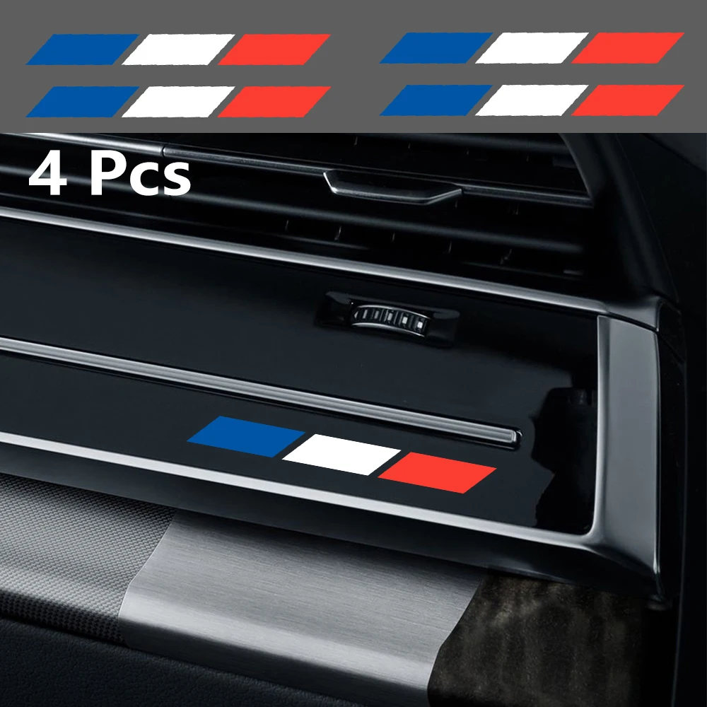 For Peugeot 3008 5008 2008 106 107 108 205 206 207 208 RCZ 306 307 308 508 406 407 408 4007 4Pcs Body Decor Stickers view 5