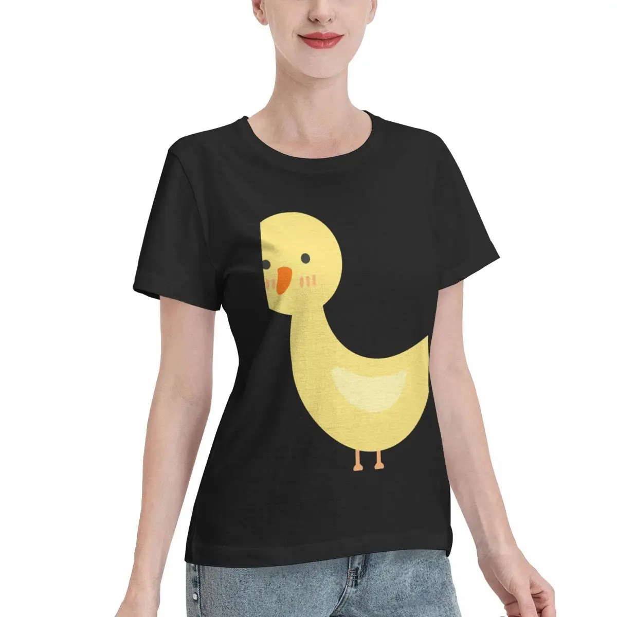 Bulk Wholesale Duck Women's T-shirt Holiday Home Casual Tee