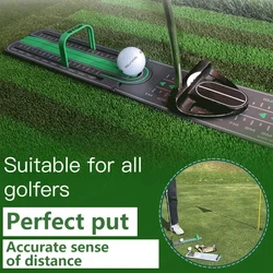 Golf Precision Distance Putting Drill Golf Putting Green Mat Putting Practice Pad Mini Training Putter Aids Golf Accessories