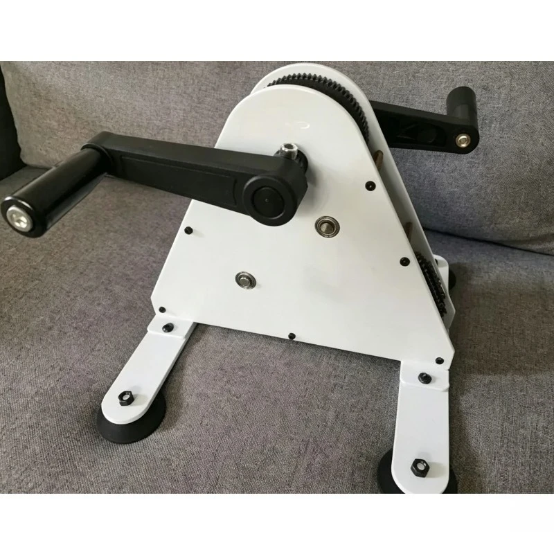 New Rotary Fitness Generator, Hand Crank & Pedal Power Dynamo, Portable Human Powered Generator for Science Experiment