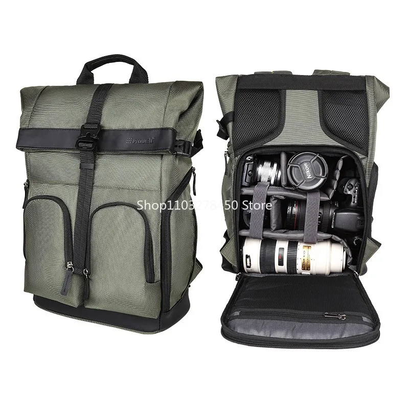 

Сумка для фотосъемки через плечо, водонепроницаемая многофункциональная сумка для камеры DSLR, универсальная сумка для отдыха на открытом воздухе, поездок, бла, камеры