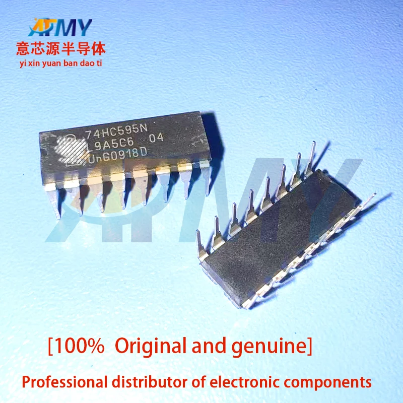 10piece  SN74HC595N Direct Insert DIP-16 Logic Chip - Registers