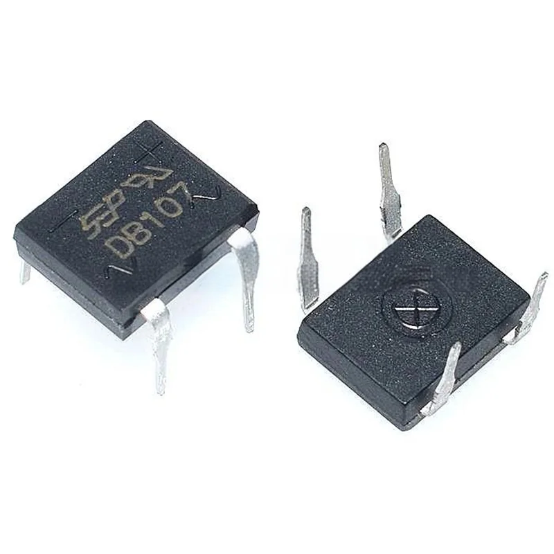 10PCS DB107 DB157 DB207 Ponte raddrizzatore stack Diodo DB107S/DB157S/DB207S Ponte raddrizzatore 4pin 1A/2A DB107 SMD foro passante