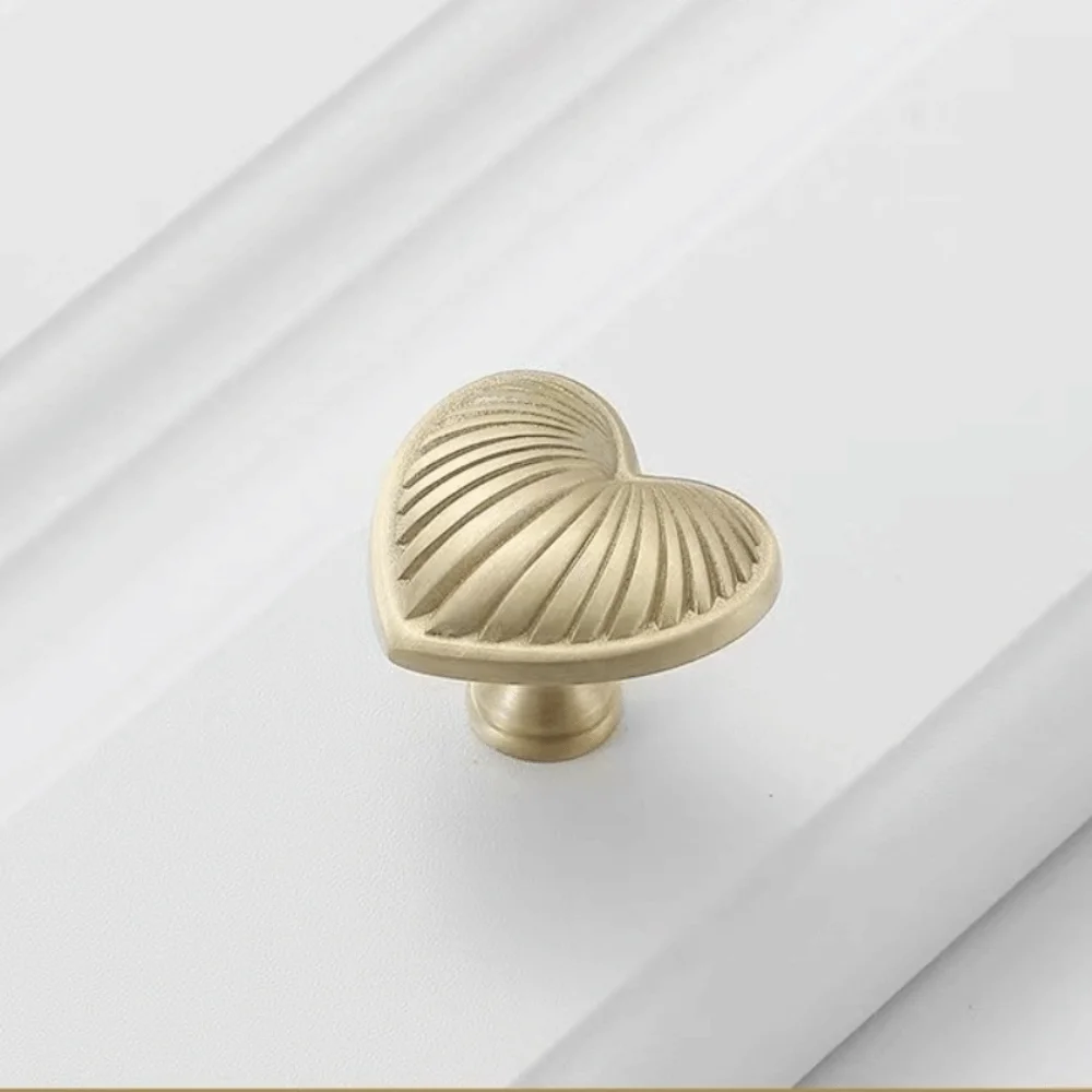 Brushed Chrome Gold Cabinet Knob Solid Structure Single Hole Mounting Drawer Pull Handle Smooth Hand Feel Modern Minimalist