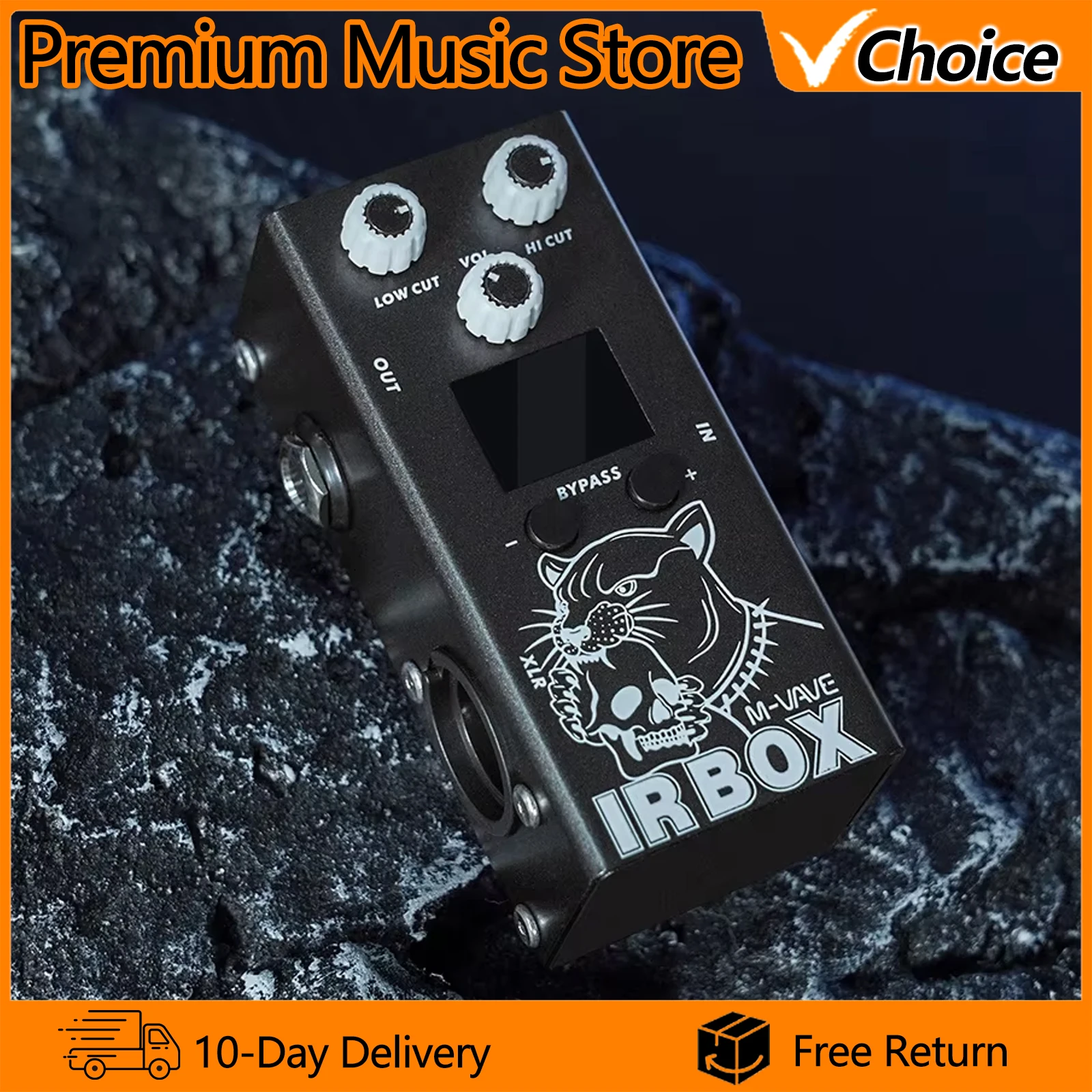 M-VAVE Electric Guitar Effect Pedal IR Box Pedal IR Cab Impulse Response Cabinets Speaker Simulator Effector Guitar Accessories