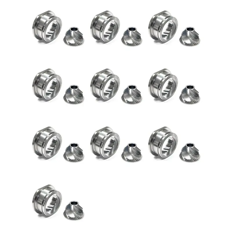 A69E10X Replacement Stainless Steel Conical Grinder Burr Set, 48Mm Spares Accessories For Saeco Magic / Royal/ Strato