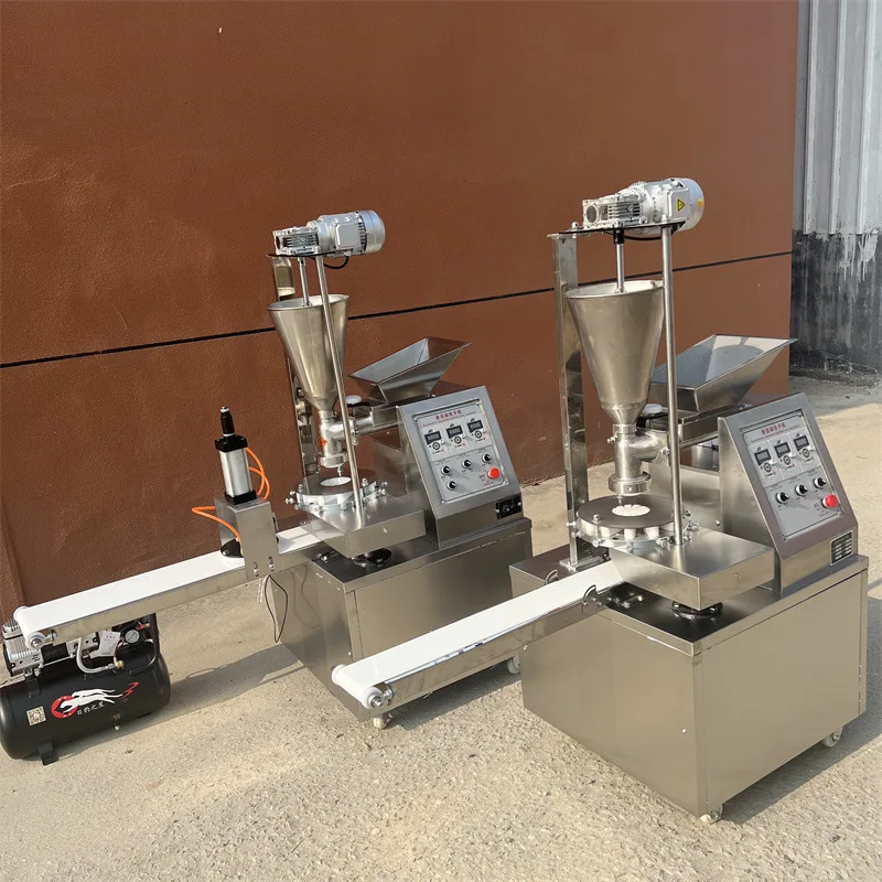 Automatic Restaurant Use Motorized High Efficiency Food Grade Stainless Steel Momo Steamed Stuffed Bun Kibbeh Making Machine