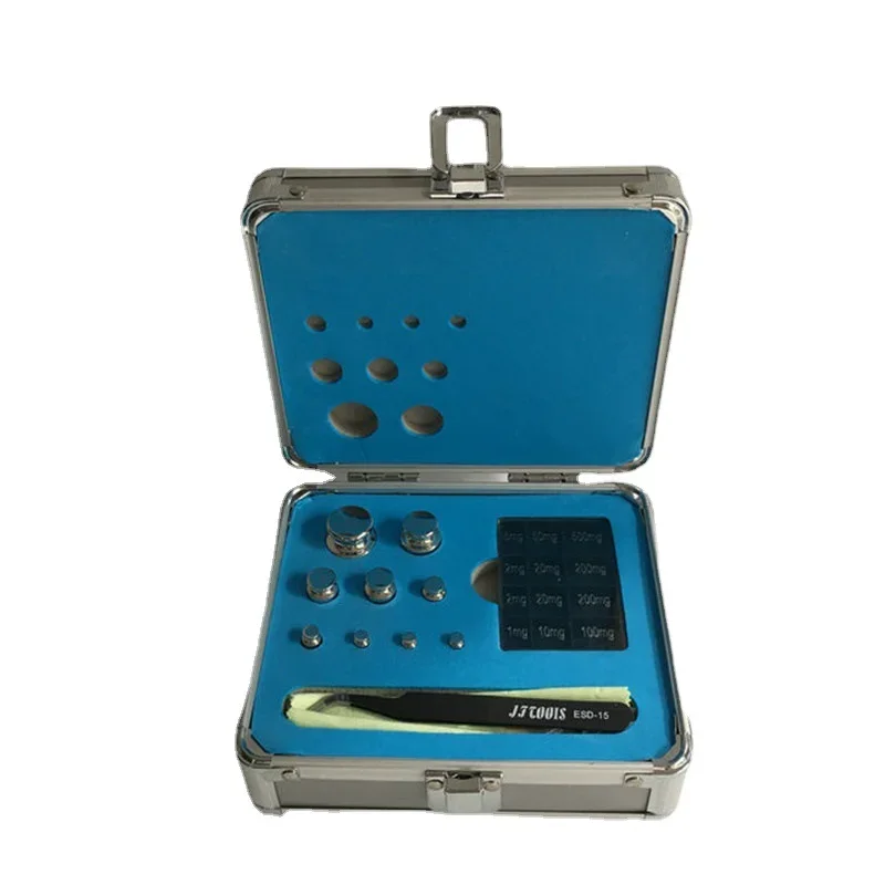 

Balance calibration non-magnetic weights set 100g-1mg group legal code F1 grade 304 stainless steel solid weights