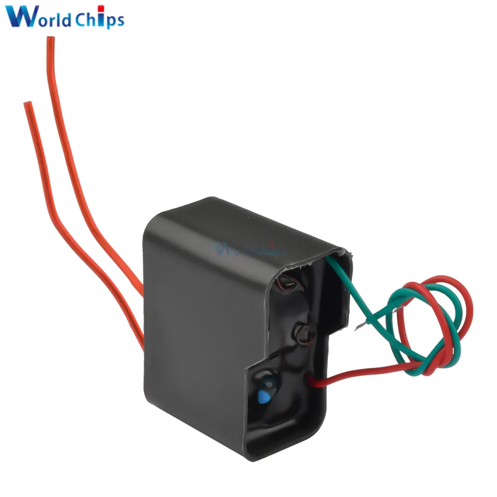 60KV High-voltage Generator Step up Ignition Coil DC3.7-6V Booster Ignition Coil Pulse Power Module Square Strong Arc Generator