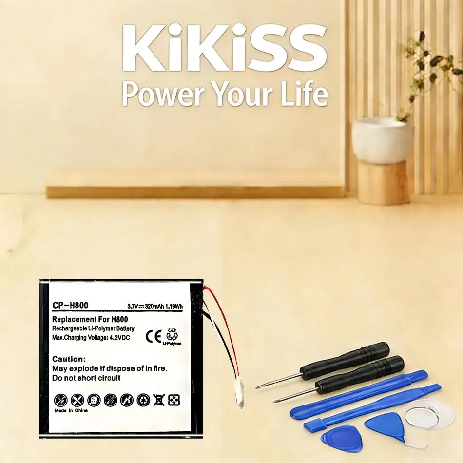 

Safe 320Mah Earphone Battery 533-000067 For Logitech H800 AHB472625PST 981-000337 Headset