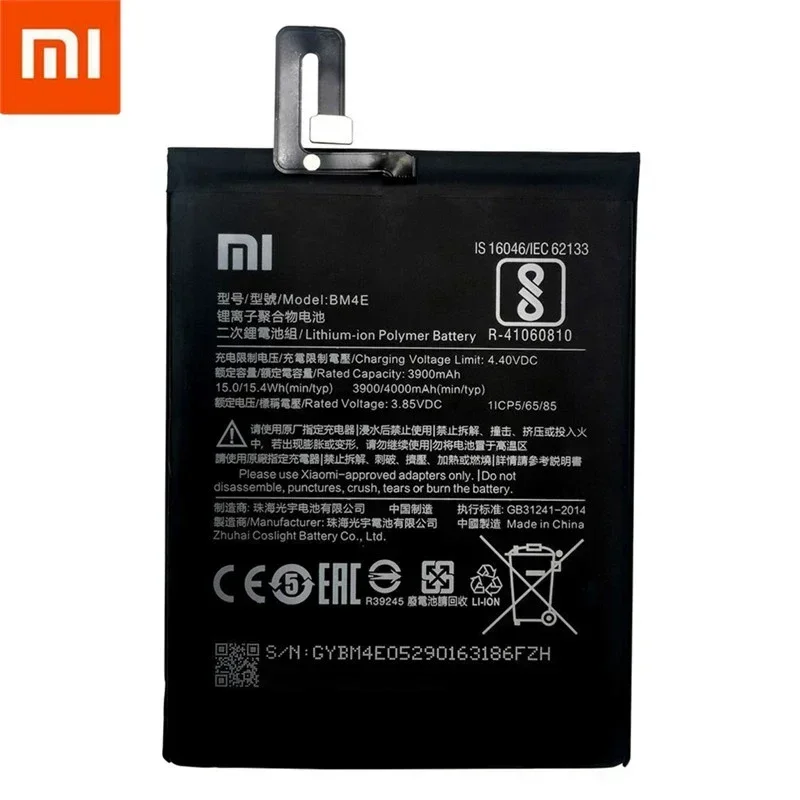 Original Replacement Battery for Xiaomi MI Pocophone F1, Authentic Phone Battery, 4000mAh, Fast Shipping, BM4E, 2024 Years