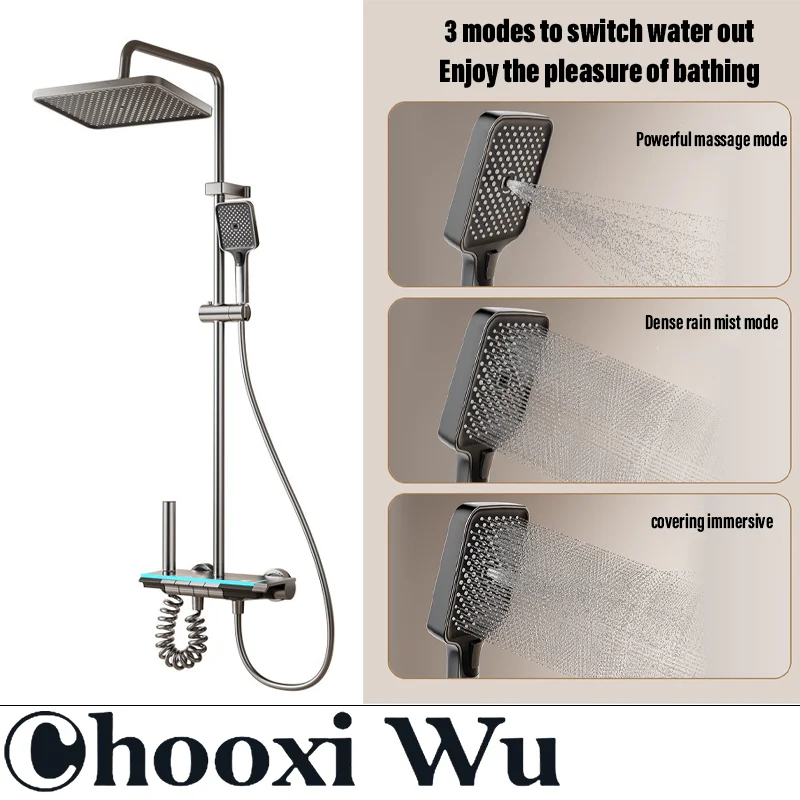 Chooxiwu-crea decoración del hogar para ti, accesorios de baño, juego completo de cabezal de ducha, decoración de baño