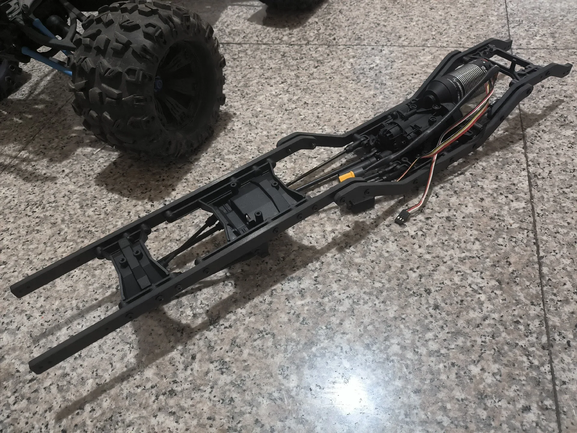 RC Crawler Upgrade Chassis Frame Custom Carbon Fiber Main Rail For Traxxas 1/10 TRX‑6 6×6 Modification Replacement Accessories