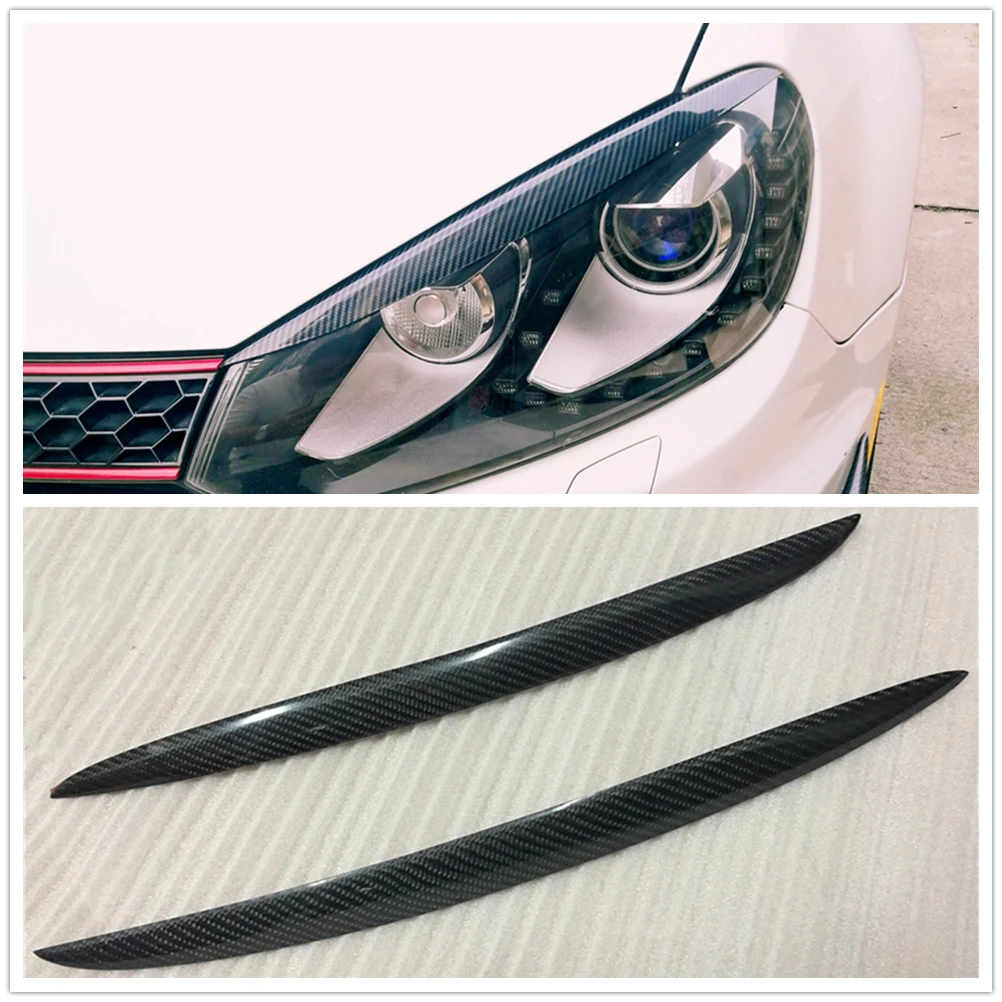 

Headlight Eyelid Headlight Eyebrow For Volkswagen VW Golf 6 GTI GTD MK6 2008-2013 Car Front Head Light Lid Lamp Cover Brow Trim