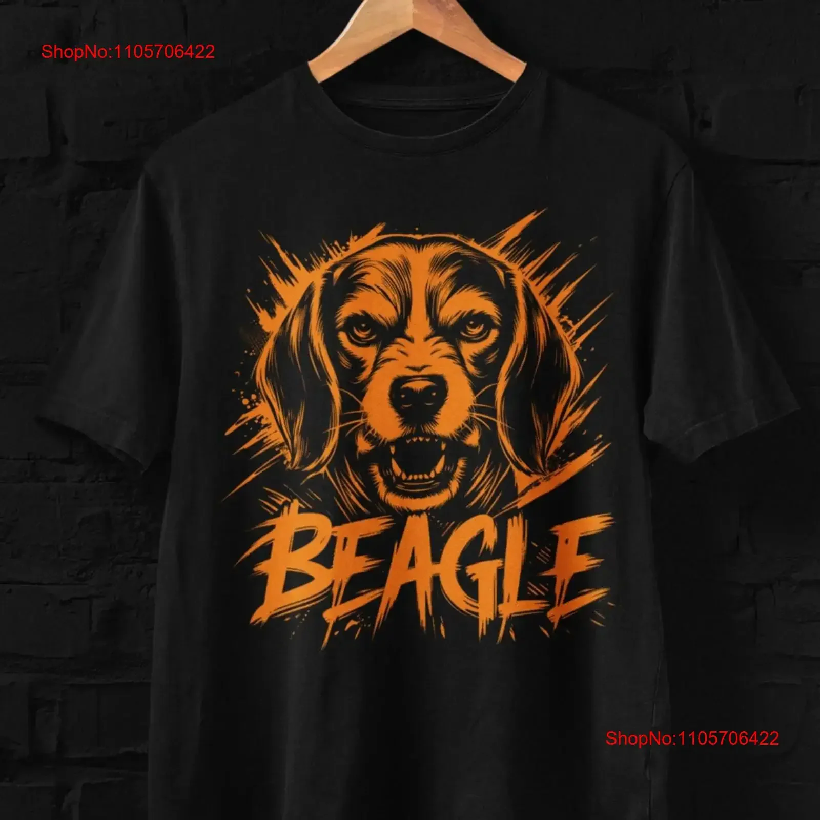Beagle T shirt Vintage Rock and Roll Lover Dog Metalhead Pet vintage Washed Stretched Versatile Comfortable Stylish Slightly