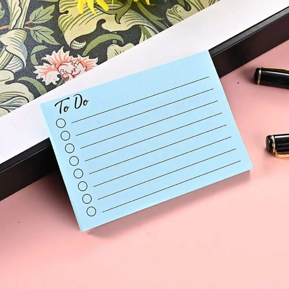 Scrapbooking Sticky Notes Self Discipline Check It Schedule Memo Pad Creative Studying Planning Checklist Notepad