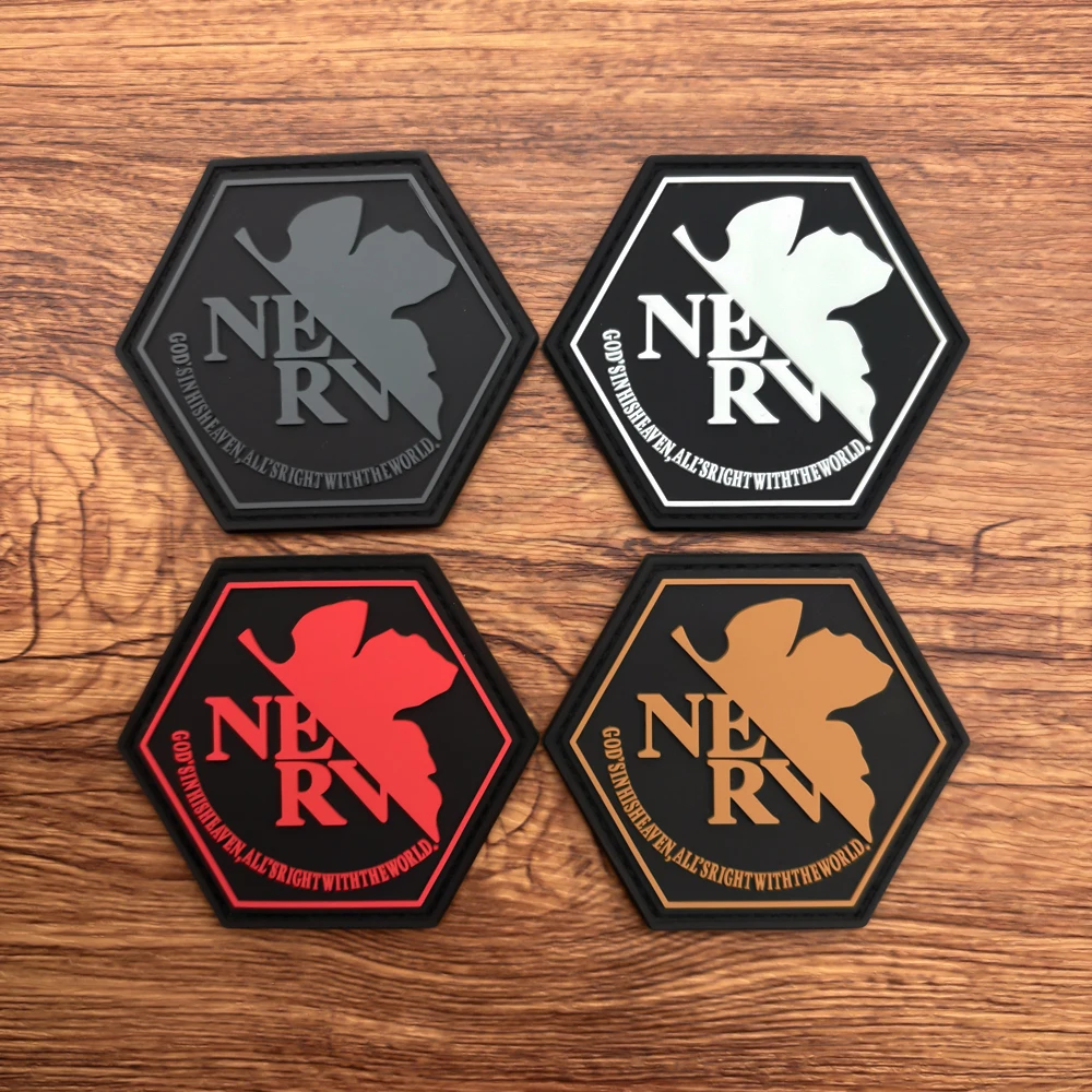 Retro Minimalist Hexagonal Geometric Beveled Blade Slogan 2D Flat Pvc Material with Luminous Effect, Available in Four Colors, Includes a Rough Surface, Waterproof, Wear-Resistant, Full-Circle Edge-Locking Process, Outdoor Workwear, Cycling Helmet, Aerial Photography Equipment, Anime Enthusiasts' Personalized Decorative Armband