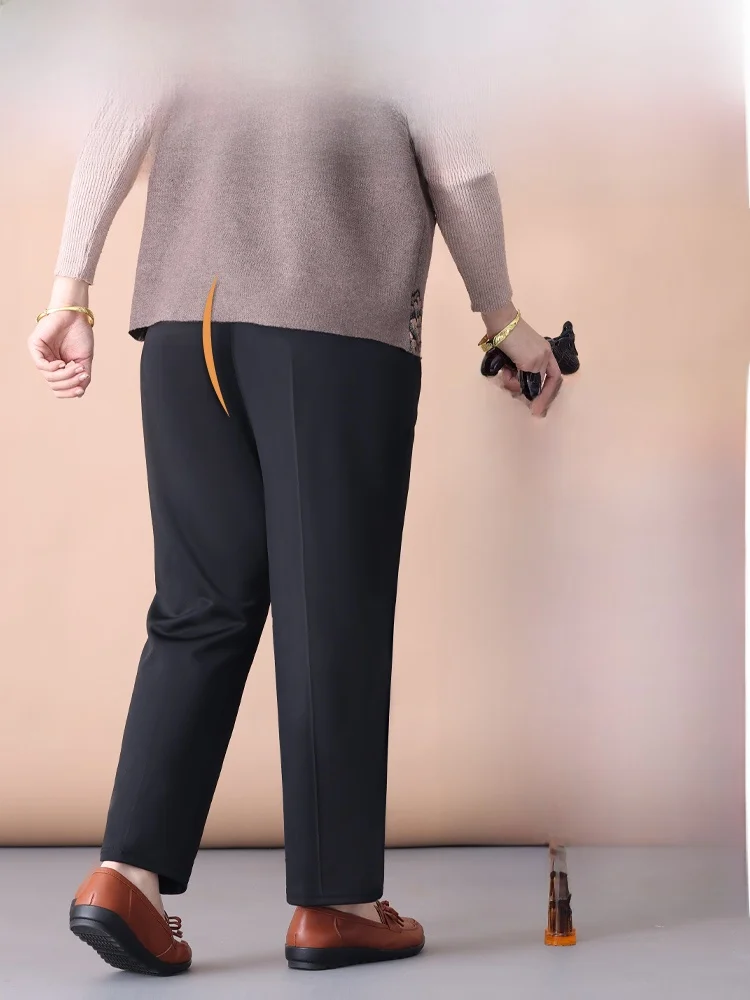 Loose Comfortable Pants for ly Women Spring Autumn Sle Elastic Waist Long Trousers Casual High Waist Mom Pants