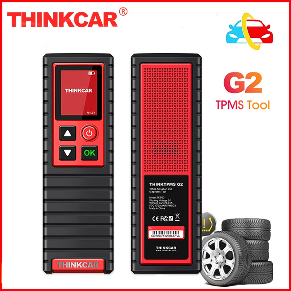 New THINKCAR THINKTPMS G2 TPMS Sensor Programming Learning 315MHz 433MHz Car Tire Pressure Diagnosis Tool For ThinkTool Pro