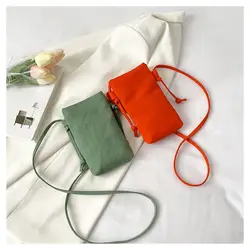 Nowa modna torba na telefon komórkowy damska torba typu Messenger pasująca Mini mała torba typu Crossbody torba wisząca dekolt portmonetka pionowa torebka