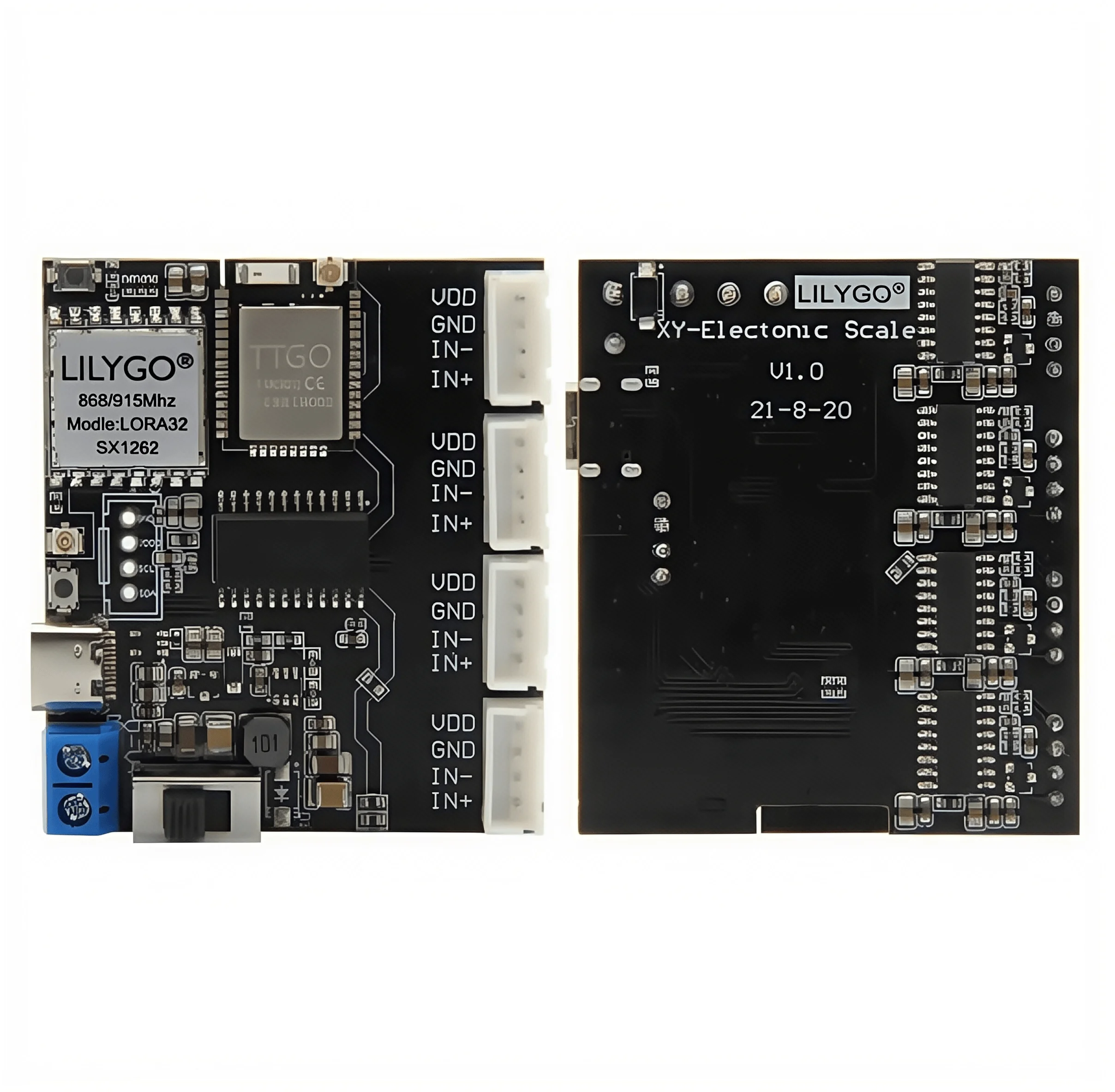

LILYGO ® TTGO T-weigh Lora Scale 4-полосные HX711 ESP32 IOT Scale