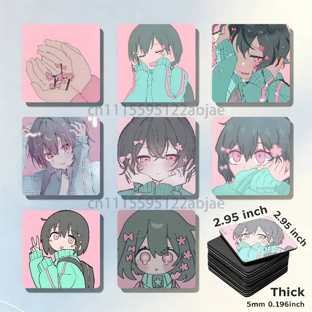 K-Kyu kurarin iyowa Fridge Magnetic Magnet PVC Memorial Decor for Family Friends Students Adults