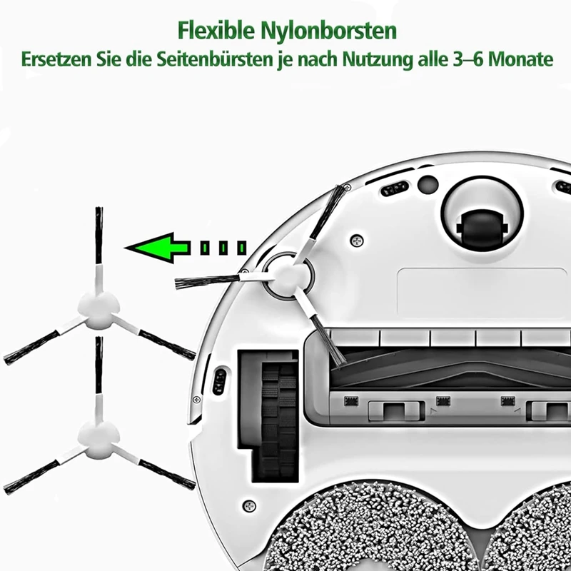 Accesorios de repuesto para Robot aspirador Dreame L10s Ultra/L10 Ultra/L10 Prime, filtro de cepillo lateral principal, mopas