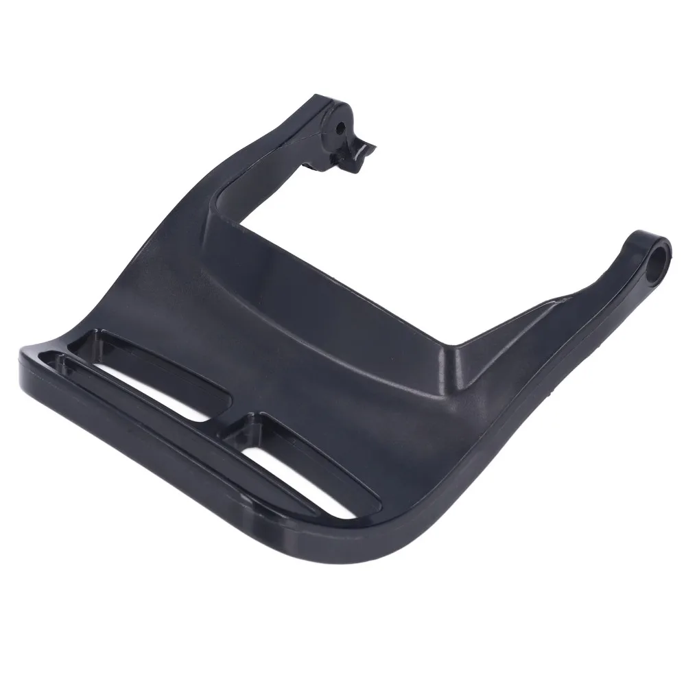 Durable Black Chainsaw Brake Handle ABS Curved Front Hand Guard Easy Install Lightweight Chain Brake Handle for STIHL MS382