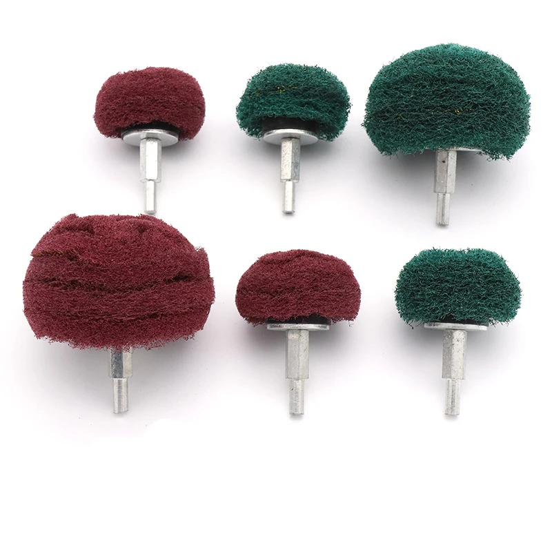 

Диаметр ручки 6 мм, шлифовальная головка для волокна, нейлоновый полировальный круг, диаметр 50 мм/70 мм/100 мм, тоже для шлифования и удаления ржавчины