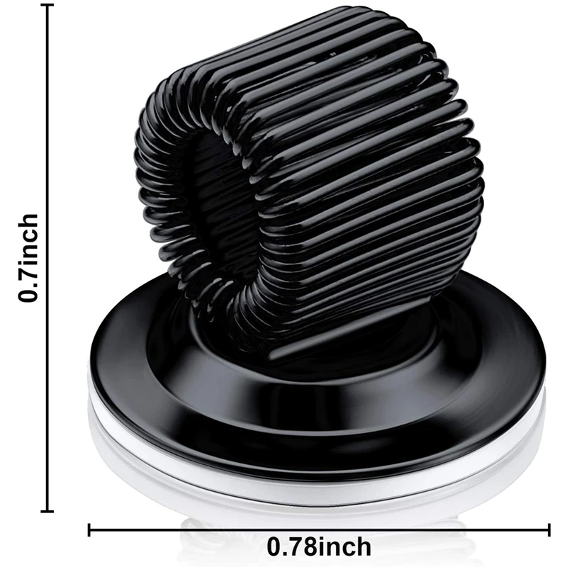 الذاتي لاصق الصلب حامل قلم كليب ، قابل للتعديل الربيع حلقة للثلاجة ، 10 حزمة