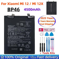 100% Original High Quality New Phone Replacement 4500mAh Battery BP46 For Xiaomi Mi 12 / Mi 12X Batteries Bateria Fast Shipping