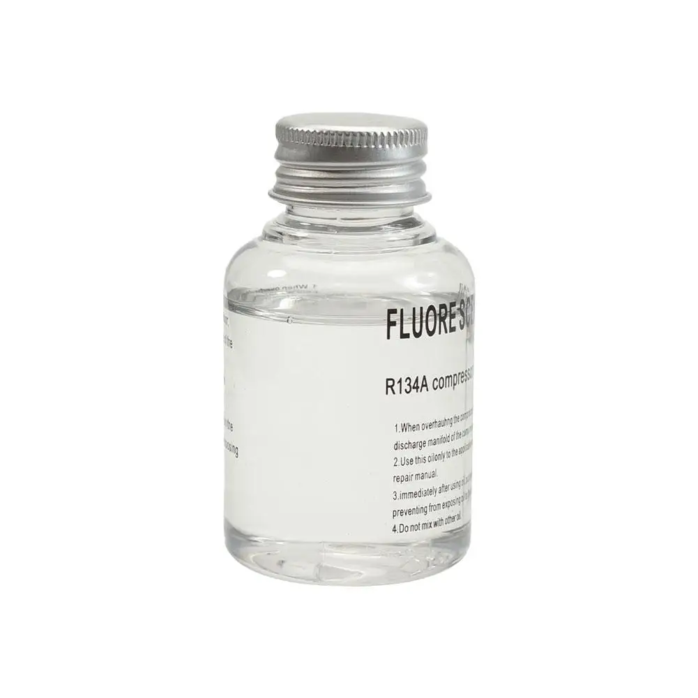 R134a Air Conditioning Compressor Oil Fluorescent Refrigerant Lubricant Auto AC System Replacement Essential Efficient Cooling