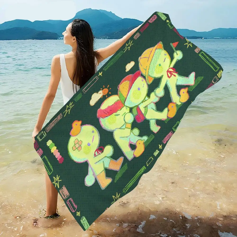 Cartoon Smiski Microfiber Beach Towel Absorbent Quick dry Soft Yoga Swimming Resort Mountain Climbing Towel