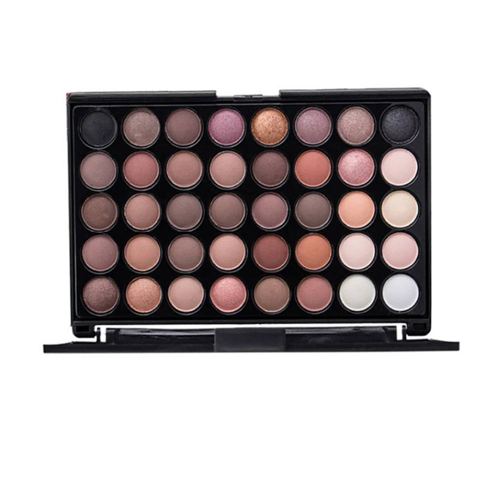 40 Colors Eye shadow Palette Matte Shimmer Finish Smokey Style for Party Performance Lasting Waterproof Glamorous Festival