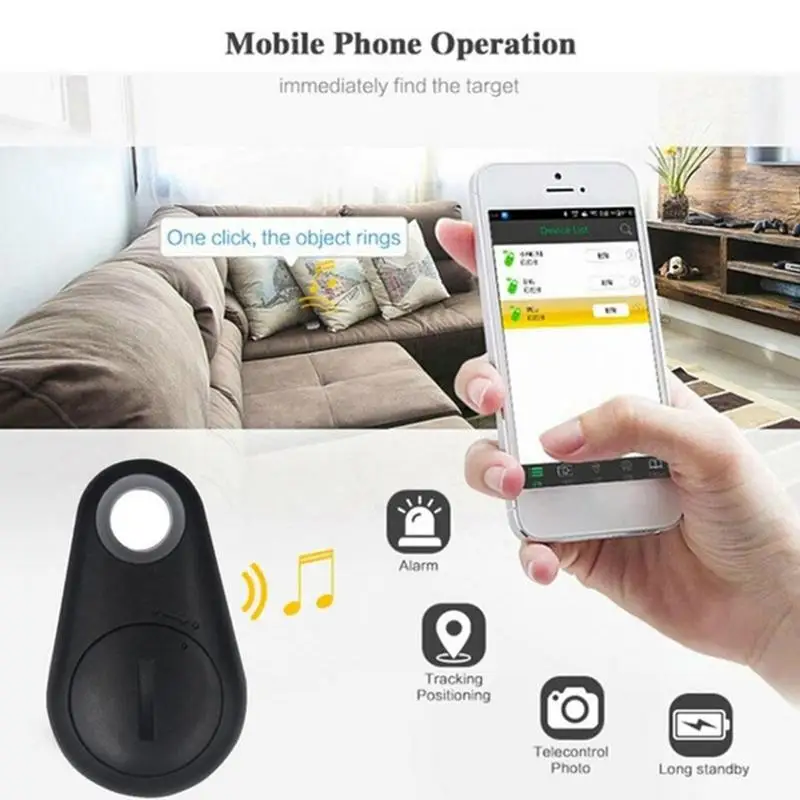 Key Finder Tracker Wireless Wallet Tracking Finder Anti-Lost Car Key Locator Item Tracker With Alarm Sensor For Kids Bags