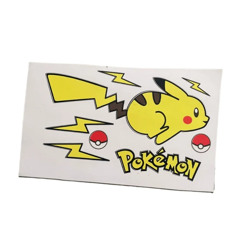 Pikachu car stickers electric car animation creative body scratch cover decoration car cartoon pattern kawaii sticker wholesale