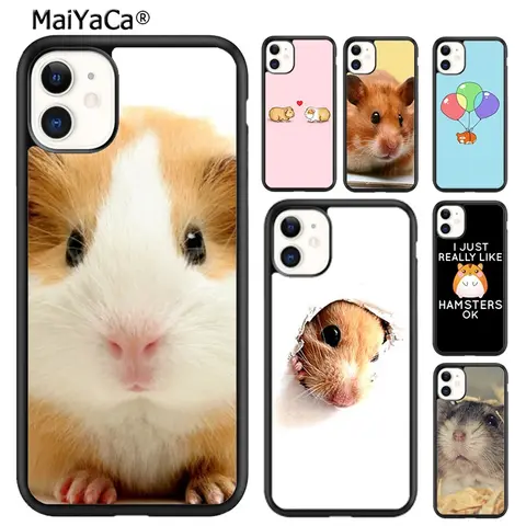 MaiYaCa Guinea Pig Hamster Collage Phone Case For iPhone 17 Air 16 pro max 15 14 plus 11 12 13 Shell Cover coque