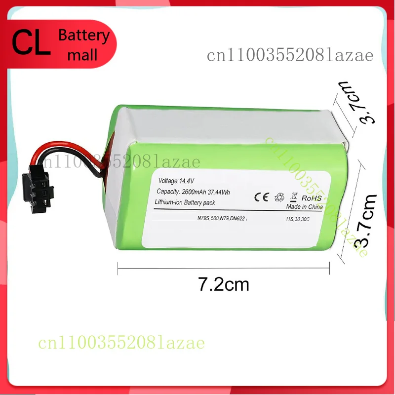 

Сменный аккумулятор для Eufy RoboVac 11 11S 30 30C 15C 15T 12 35C 15C MAX
